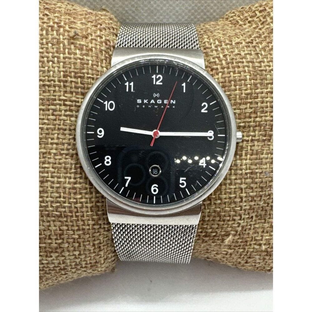 Skagen Ancher SKW6051 Men's Stainless Steel Mesh Analog Dial Quartz Watch AEA147